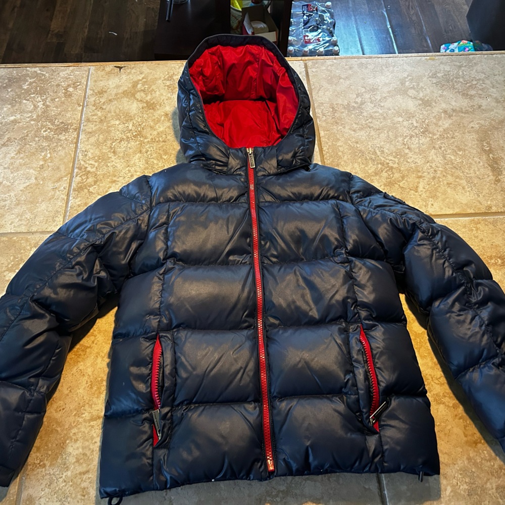 Add down coat so warm